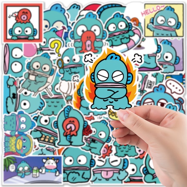 50 Cartoon Cute Monster Mermaid Laptop Bagage Skateboard Graffiti Dec