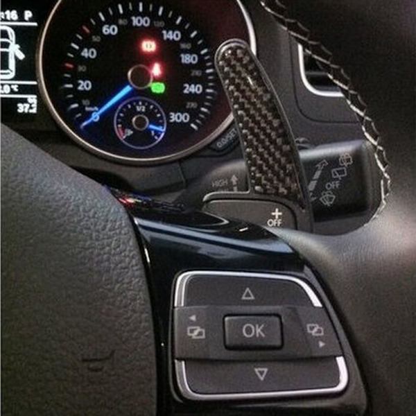 DSG Paddle Shift Extension för Volkswagen VW Golf 5 6 GTI R36 R Polo, 1 par