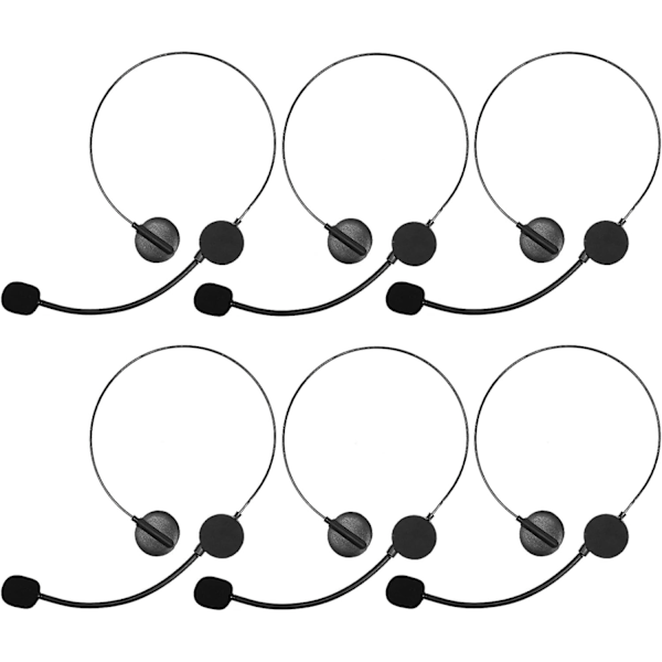 Pieces Rockstar Kostymtillbehör Hörlurar, Mikrofon Leksak Headset, Mikrofon och Hörlurs Kostymtillbehör, Vuxna Män och Kvinnor Maskerad C