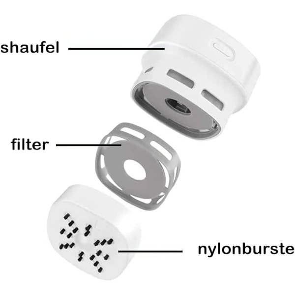 Mini sladdlös bordsdammsugare USB-laddningsbar, skrivbordsdammsugare, sopmaskin handhållna dammsugare, bordsdamm, för bordsbordskudde bil Ke