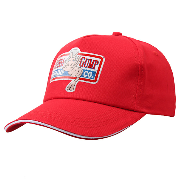 1994 Bubba Gump Shrimp Co. Forrest Baseball Cap Snapback Cap Co Rød