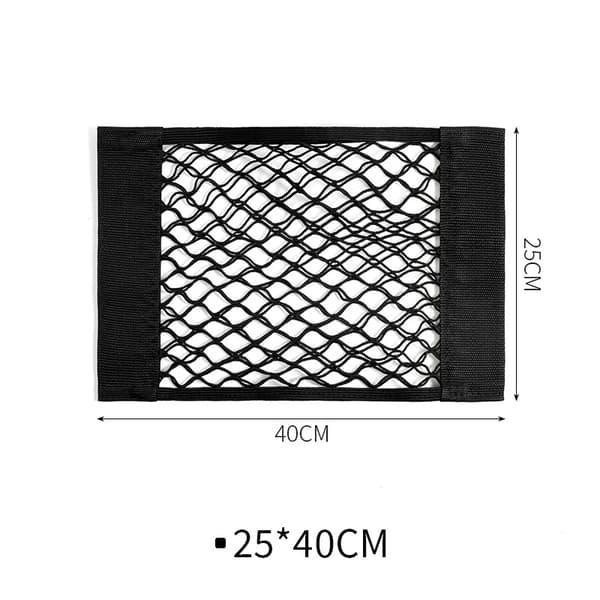 4 stk. RV Lastopbevaringsnet, elastisk strækbart netlomme til SUV, lastbil (45 x 25 cm)