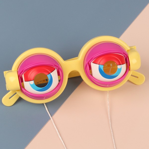 2 Kreativa roliga glasögon Glasögon Glasögon Leksaker Cosplay rekvisita Gul och Pi