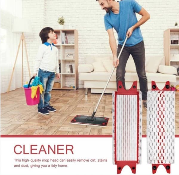 Pakke med 2 erstatningsmikrofibermopper for Vileda Ultramax mopp