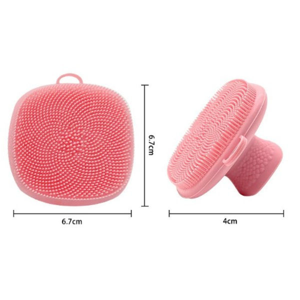 1PCS ansiktsskrubb silikon eksfoliator, håndholdt børste for rengjøring, massasje