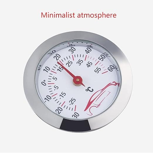 Termometer Mini Bil Termometer -30 til 60℃ Indbygget Temperatur Test Måler