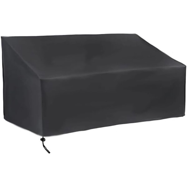 Vandtæt beskyttelsescover kompatibelt udendørs bænk, have, park, terrasse 2 sæder (134 x 66 x 89 cm)