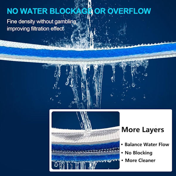 3 stk akvariefilter skum, akvariefilter, akvarie vatt, akvarie bioc