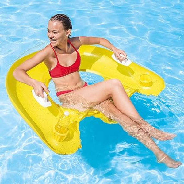 Halvt nedsänkt poolstol - Slumpmässig färg, 1 st