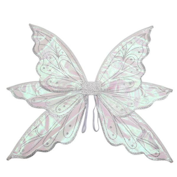 Barnflickor Dam Butterfly Wings, Fairy Wings För Flickor Vuxna, Damer Flickor Fairy Wings Glittrande Änglavingar