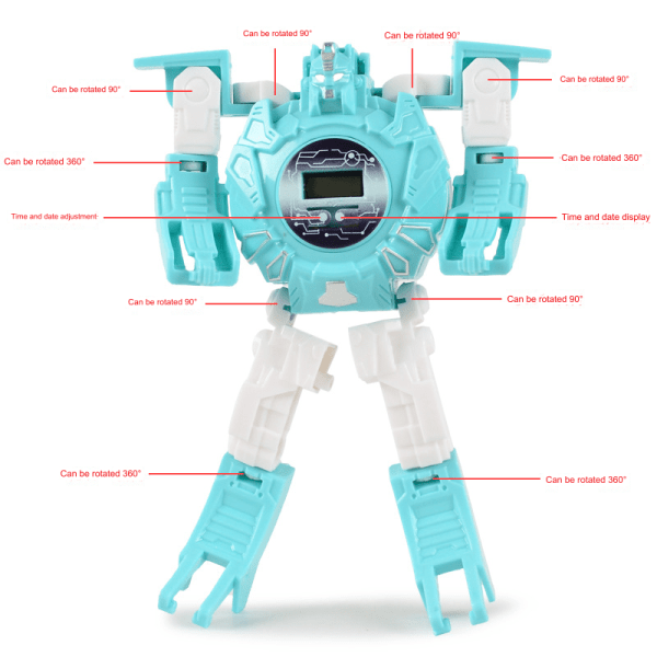 Børns elektroniske ur deformationsur legetøj tegneserie deformation