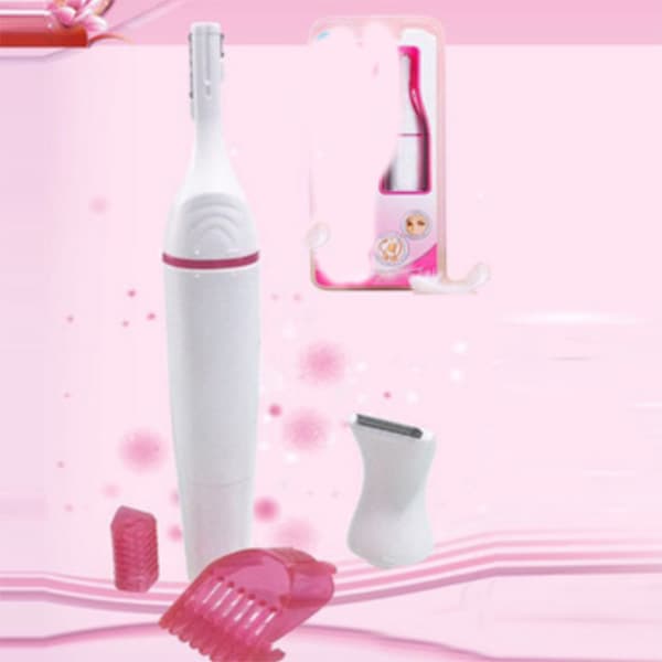 Vit epilator/rakhyvel för ansikte och kropp
