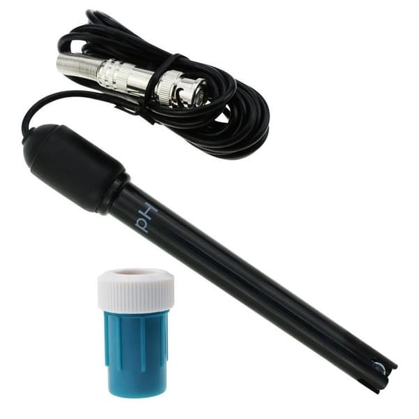 Lang kropp pH-elektrode med BNC-plugg, probe 300cm kabel 0-14pH for pH-måler, pH-kontroller, pH økonomisk sensor