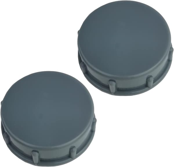 2X Køkkenvask Si Madfanger 45mm G1½ Rørprop Affaldsrørsstopper Prop til Forsegling af Samlinger og Rørender