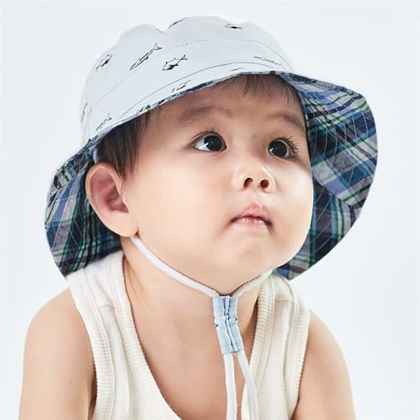 Strand Baby Solhatt Solbeskyttelse Søt Bred Bremm Sommer Baby Gutt Jente