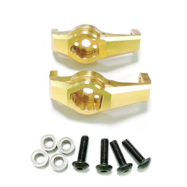 1 Par 68g TRX4 Messing Caster Hjul - For Traxxas TRX4/TRX6 1/10 RC Crawler - Messing Oppgraderingsdeler (1 Par Protal Drive C Hub Bærer)