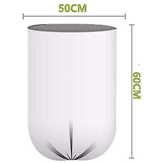100-pack 50*60 cm gröna ekologiska soppåsar, rivsäker, matavfall