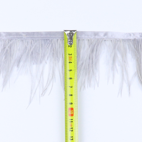 2m Strudsefjer Trim Plumes Bånd Selvage