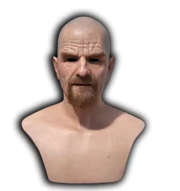 Breaking Bad Mr. White Realistisk Hodeplagg Helmaske Fest Cosplay