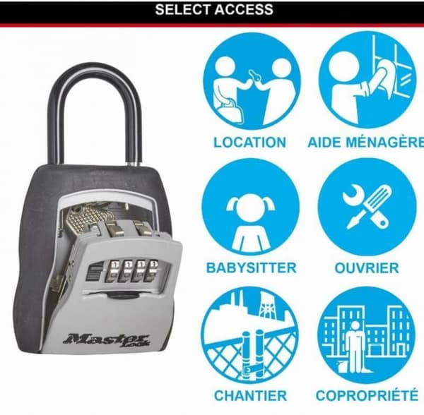 MASTERLOCK avainlokero kahvalla - 5400EURD