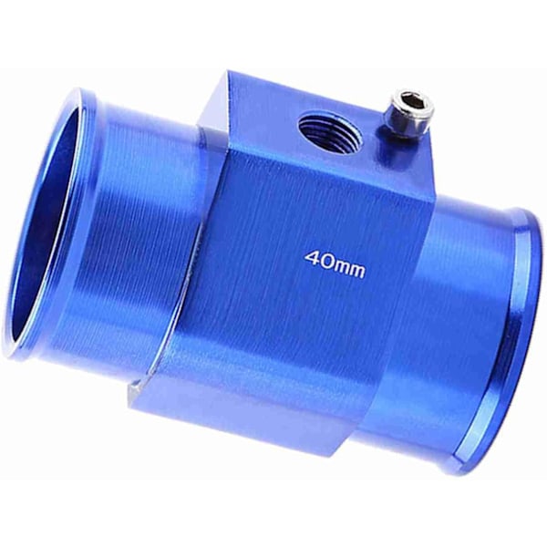 Bil Vandtemperatur Samlerør Adapter, Universal Aluminium Rør Temperatursensor Adapter til de fleste biler (40mm)