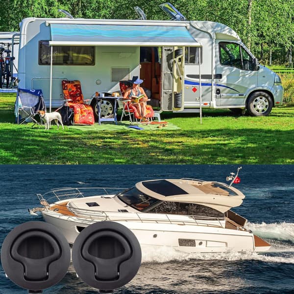 Hatch Latch Sinklegeringslås Hatch Latch Slam Flush Pull Hatch Flush Dør Pull Hatch Slam Latch kompatibel Yacht Trailer Camper Dekk Hatch Dør Cabine
