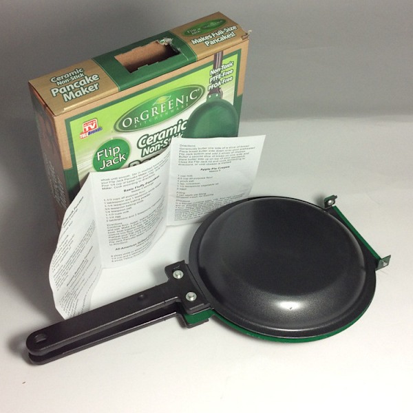 DIY Non-Stick Flip Pan, Dobbeltsidet Pandekagemaskine Omeletpande Sund