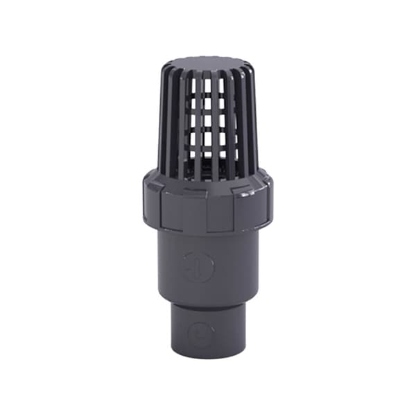 Fotventil backventil med sugkula 32 mm backventil silventil backventil PVC swimmingpoolpump (Inner Diameter 32mm)