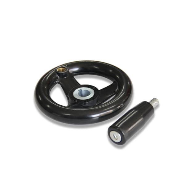 Fræsemaskine 12 x 125 mm Eget Håndhjul Sort