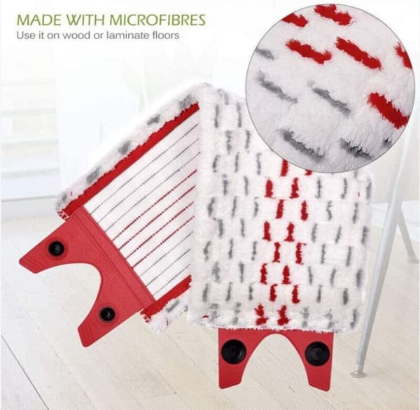 Pakke med 2 erstatningsmikrofibermopper for Vileda Ultramax mopp