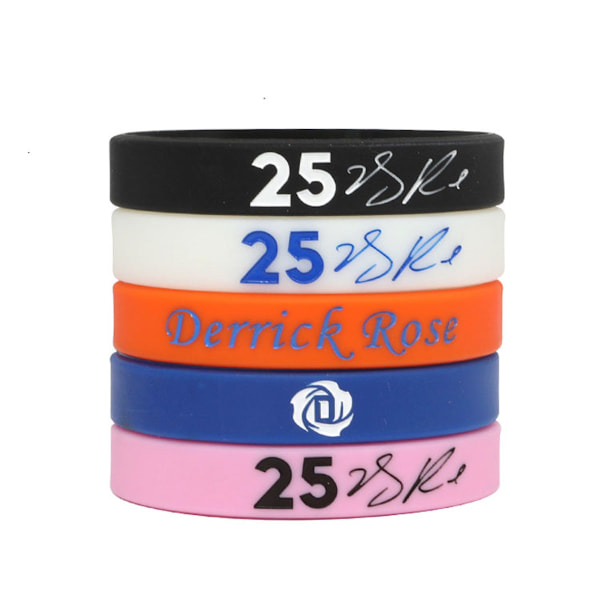 5st Rose 25 Basketball Star Silikonarmband Herrarmband Utomhussportarmband