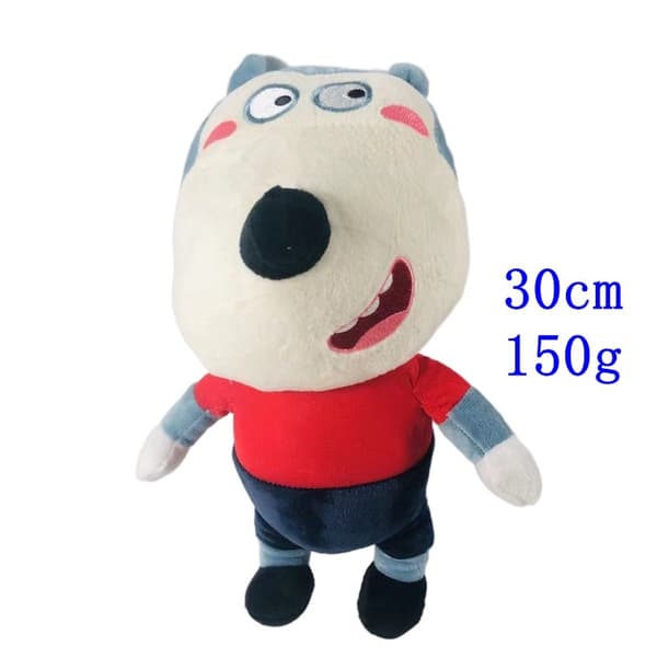 Anime Plyschleksak Docka Leksaksdocka 2st Wolfoos Docka Barn 30cm