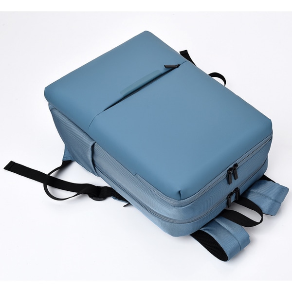 Män Notebook Ryggsäck Bokväska Lätt blå resväska Blue