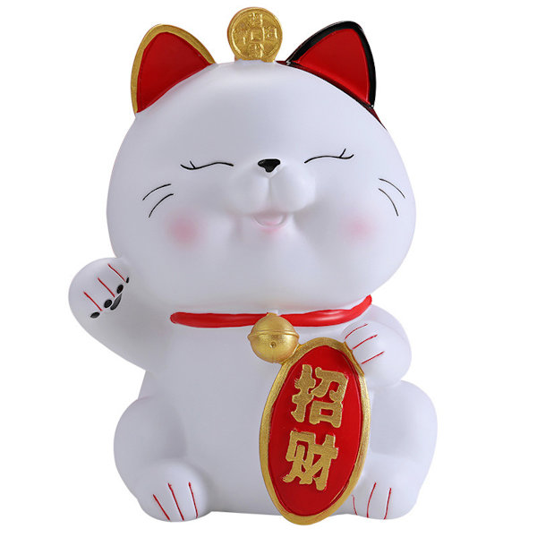 Lucky Cat Coin Bank Drop-resistant Piggy Bank Money Jar för pojkar Flickor Spara pengar Kontanter