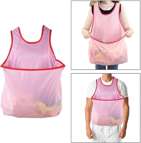 Vattentätt förkläde för tvätt inomhus/utomhus, rosa