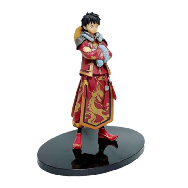 Figura One Piece Luffy Stand Pose Anime Brinquedo Modell 17 cm