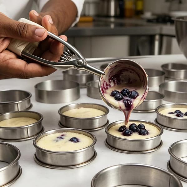 4 stk. æggeringe i rustfrit stål, non-stick runde forme til pandekager og crumpets