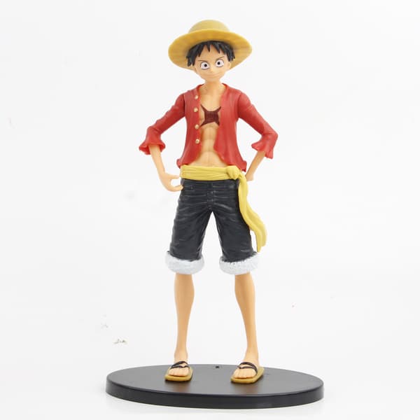 6 stk. One Piece Luffy, Zoro, Ace, Law, Hancock PVC samlefigur-sett