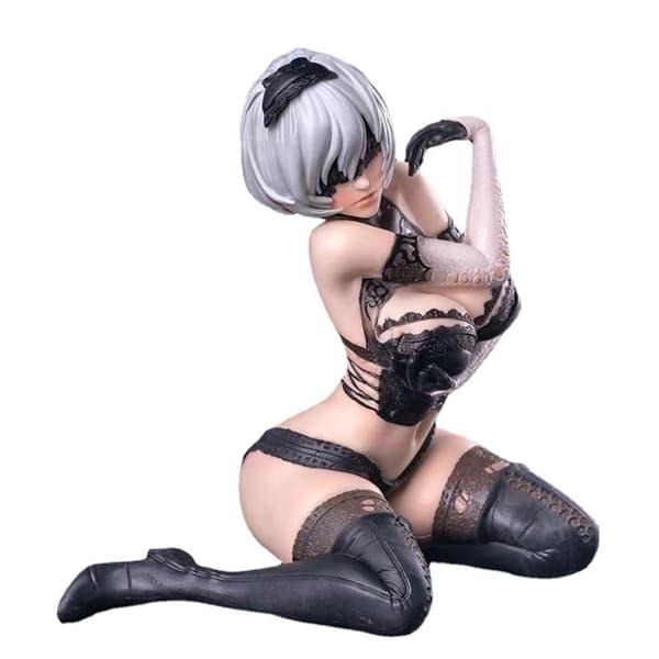 1 stk. NieR:Automata 2B Anime Figur Leke Samlingsmodell Dekor Samleobjekter Statue