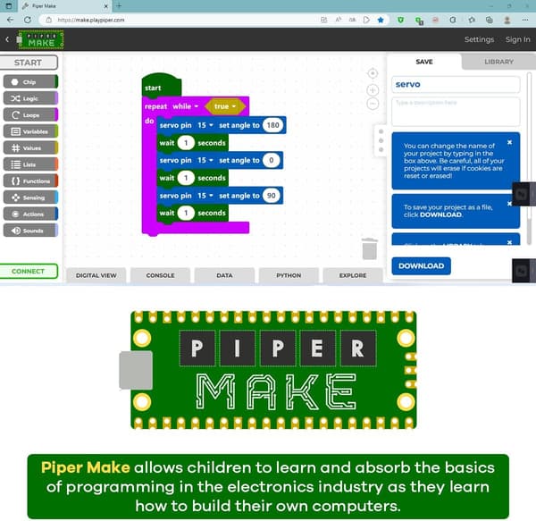 Raspberry Pi Pico startpaket med kopplingsdäck, LCD, sensorer och komponenter