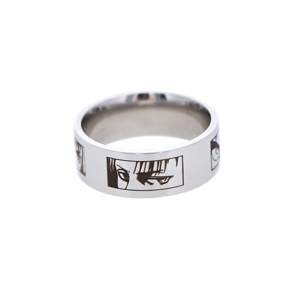 Attack on Titans Ackerman Ring Anime Smycken Cosplay Ringar för män kvinnor