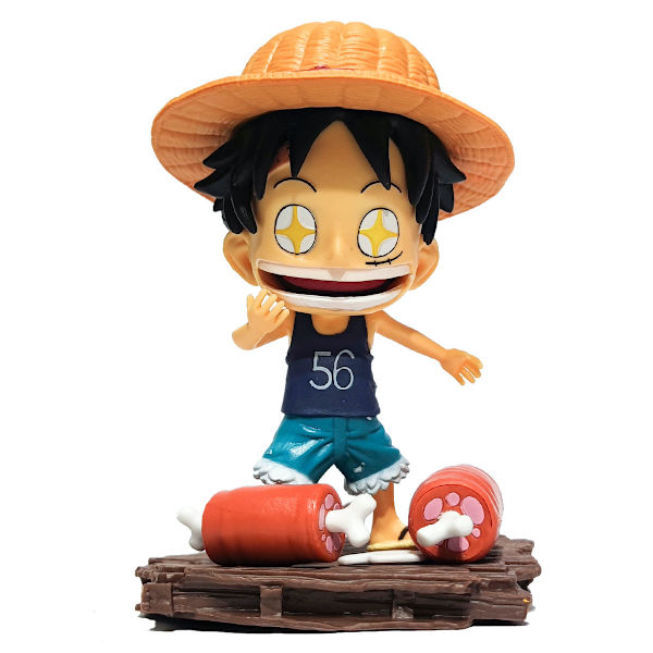 Infância Luffy One Piece Anime Action Figur Leksak Modell 14,5 cm