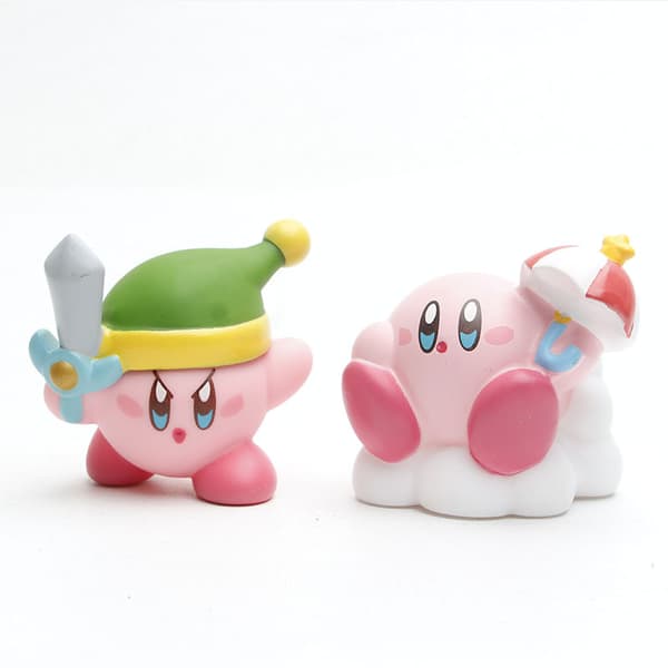 8 st Kirby Dream Land-figurer 6 cm PVC spelkaraktär samlarset