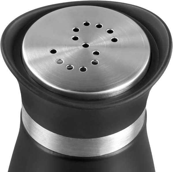 3 par salt- och pepparkar med hållare, 120 ml kryddburkar i glas