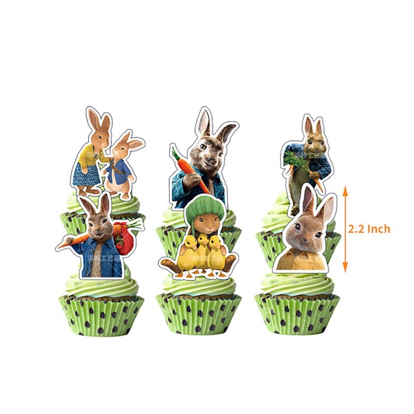 Peter Rabbit Grattis på födelsedagen Ballong Set Latex Ballonger Party Dekoration Kit