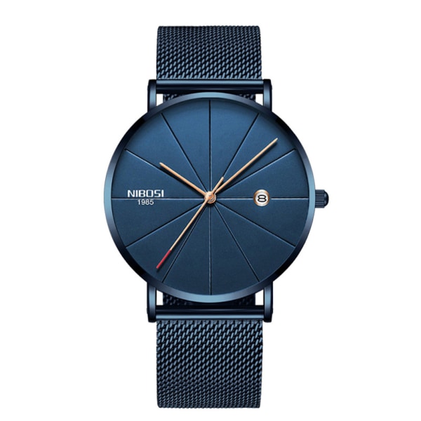 Universal Quartz Watch Casual Blue Watch Analog Display