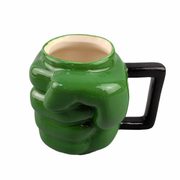 Grön Hulk Fist Keramisk kaffemugg Tekopp Nyhet Present