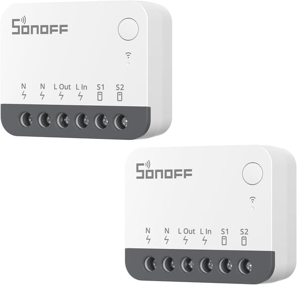 ZigBee Mini Smart Switch Modul 2-pakning Trådløs Fjernkontroll Relé