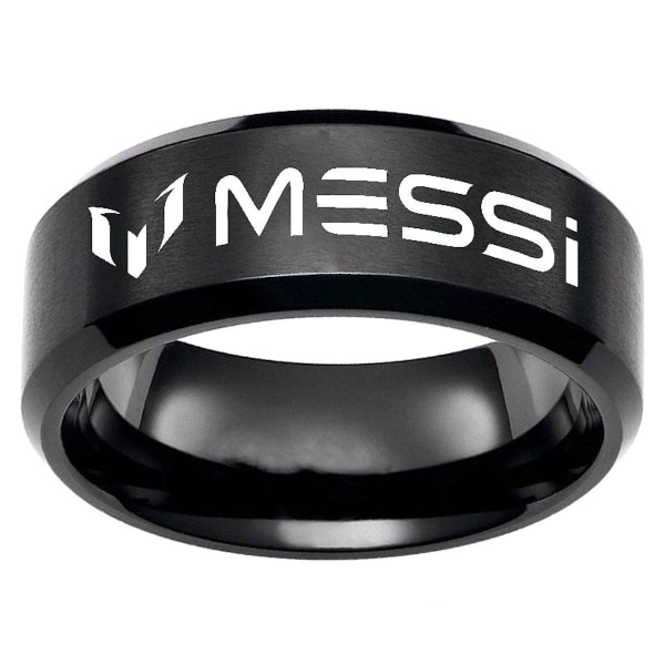 Messi 10 rostfritt stål ring Anime smycken Cosplay ringar för män kvinnor