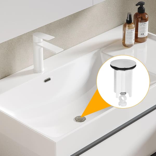 2 stk. universelle 40 mm pop-up-vaskepropper, justerbare slukstoppere for servant